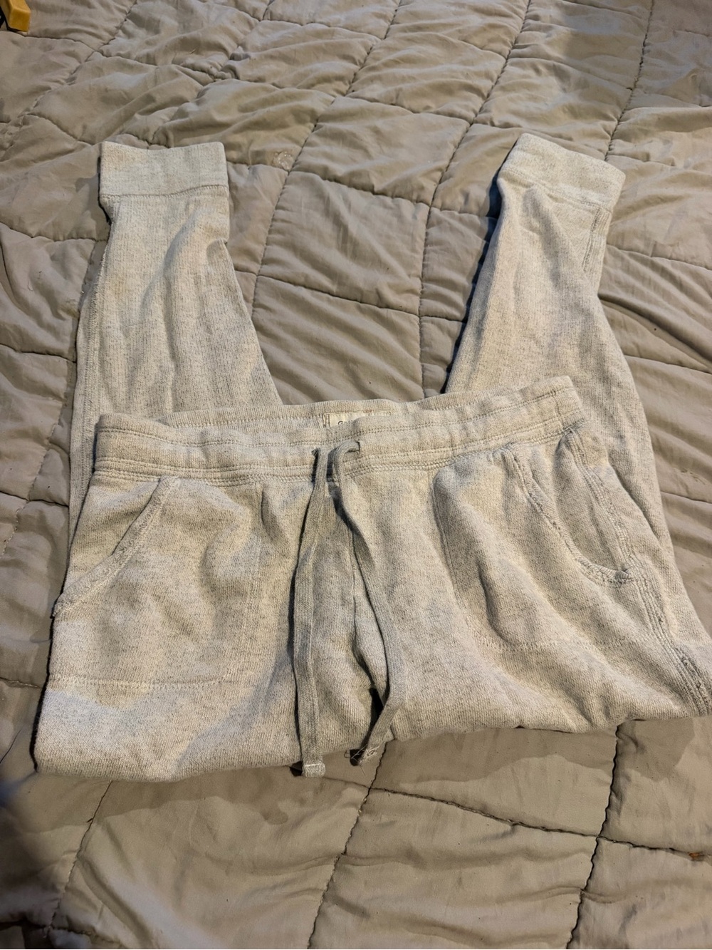 Gilly Hicks Light Gray Heather Jogger Sweatpants